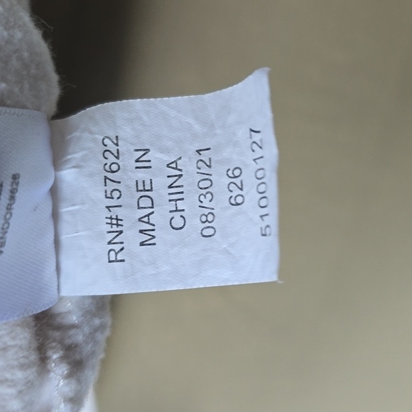 Eddie Bauer supersoft full zip  Cream chalk Hoodie Small S - Picture 9 of 12